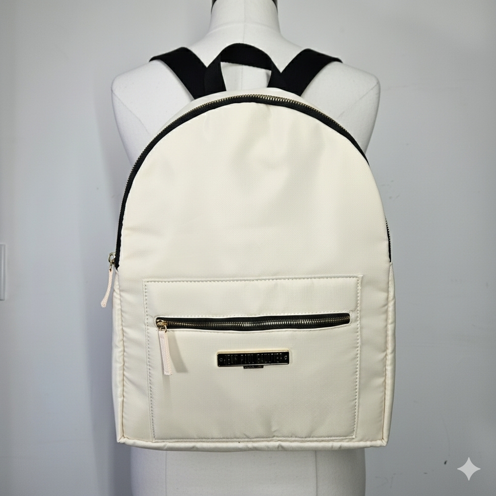 Jean Paul Gaultier Parfums 11x14x5" Backpack NEW Blush Pink Lined Pockets Luxury